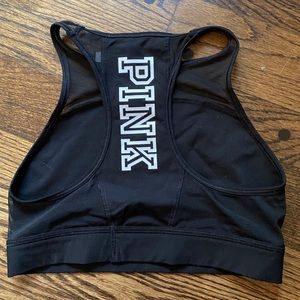 New VS Pink high neck mesh sports bra.